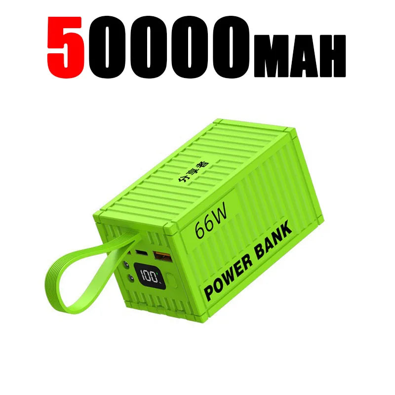 100000Mah Powerbank 20W PD QC 3.0 Charger Powerbank Large Battery Capacity Power Station Fast Charging for Iphone Xiaomi Samsung