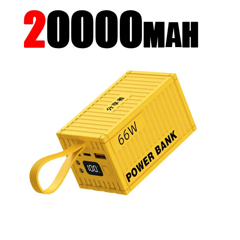 100000Mah Powerbank 20W PD QC 3.0 Charger Powerbank Large Battery Capacity Power Station Fast Charging for Iphone Xiaomi Samsung