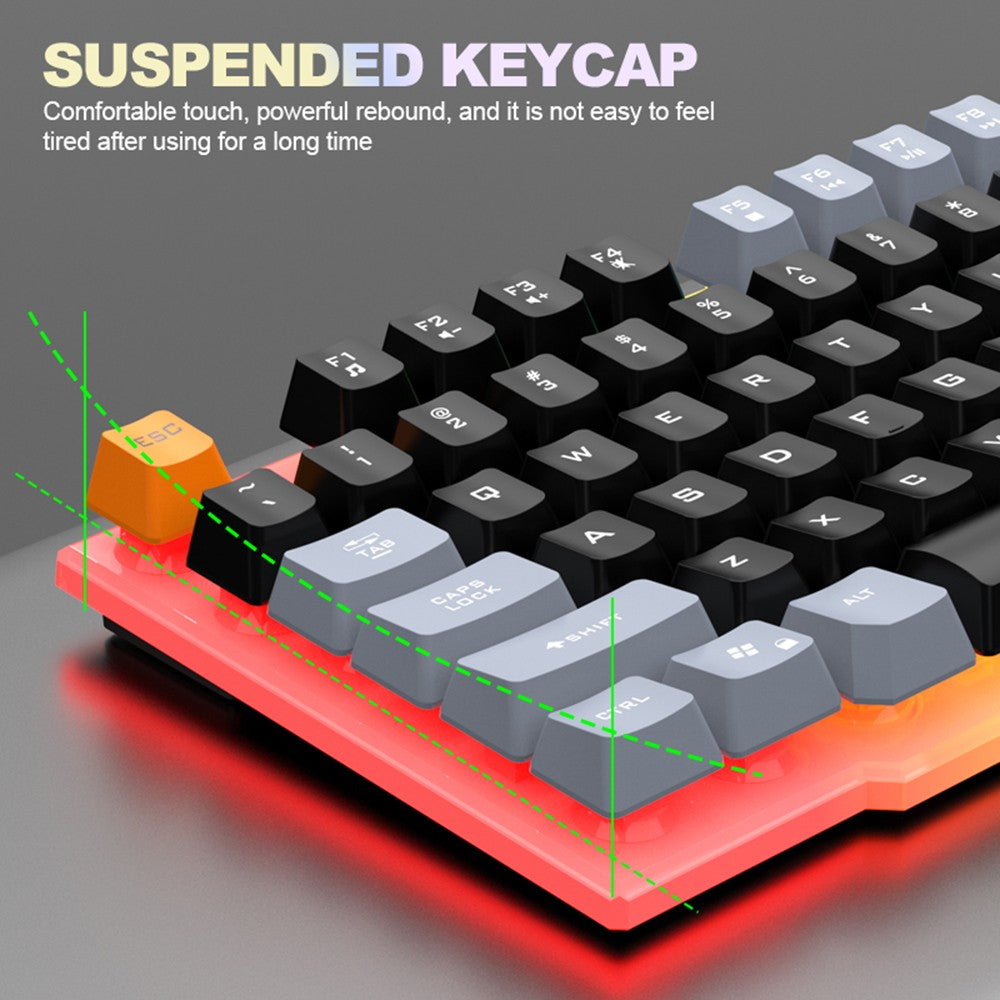 RGB PC Gaming Keyboard Mouse & Headset Set LED Gamer Bundle Mechanical Kits 4IN1