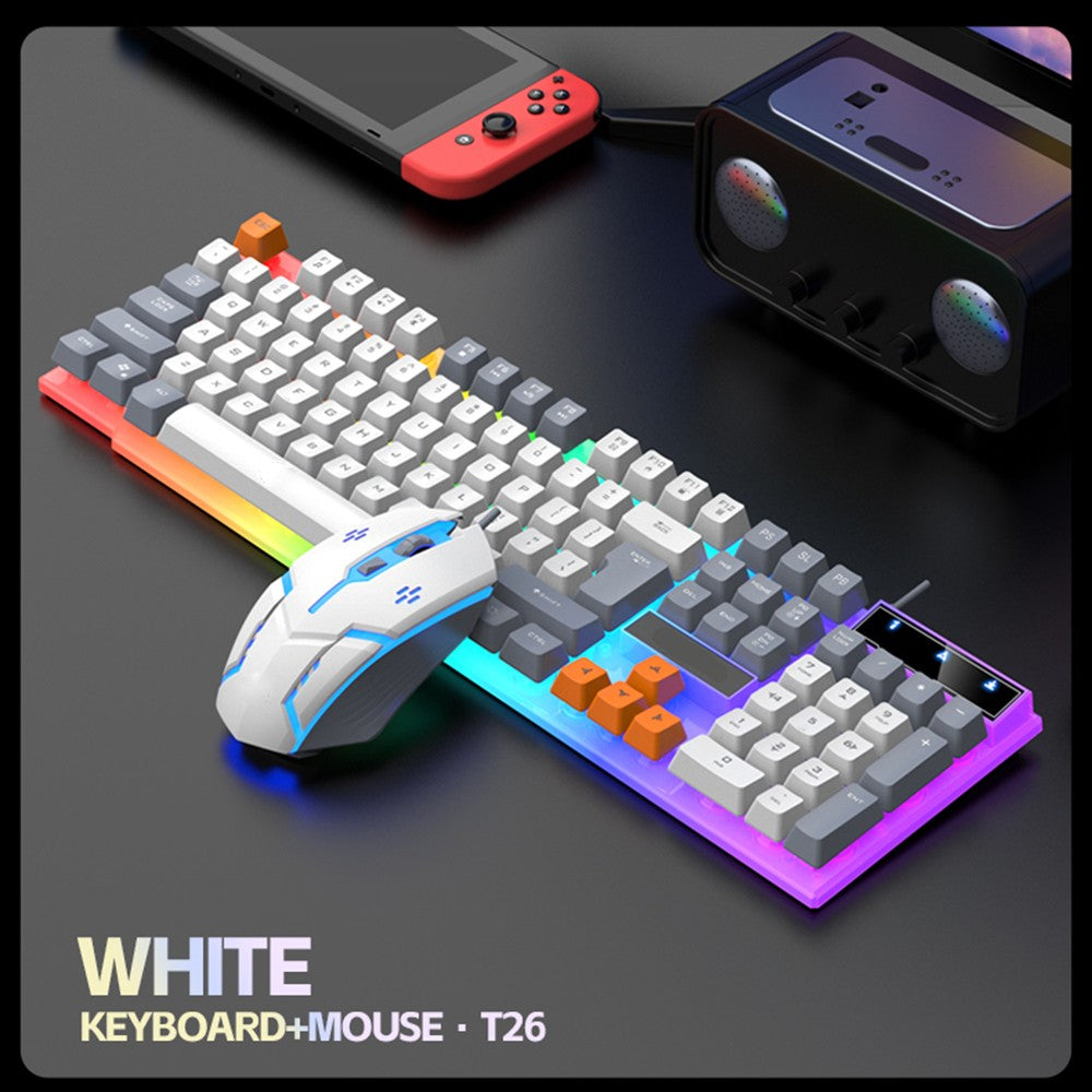 RGB PC Gaming Keyboard Mouse & Headset Set LED Gamer Bundle Mechanical Kits 4IN1
